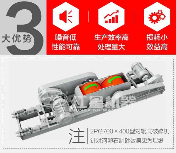 大型輥式破碎機性能優勢